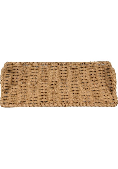 Deco Monarca Dekoratif Tepsi - Bej - 30 Cm