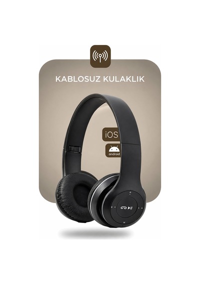 P47 Fm Li Bluetooth Kulaklık