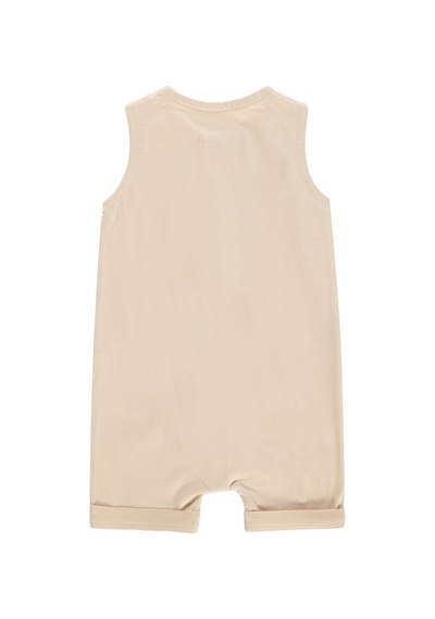 Civil Baby Yıldız Nakışlı 3-12 Ay Tulum - Kahverengi Taba