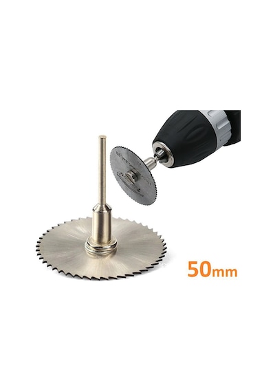 Mini Daire Testere Mandrel Bağlantı Mili Ahşap Plastik Kesme Disk