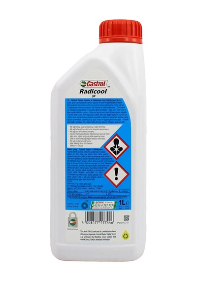 Castrol Radicool Sf Organik Antifriz 1 L Silikatsız G12+ Uyumlu