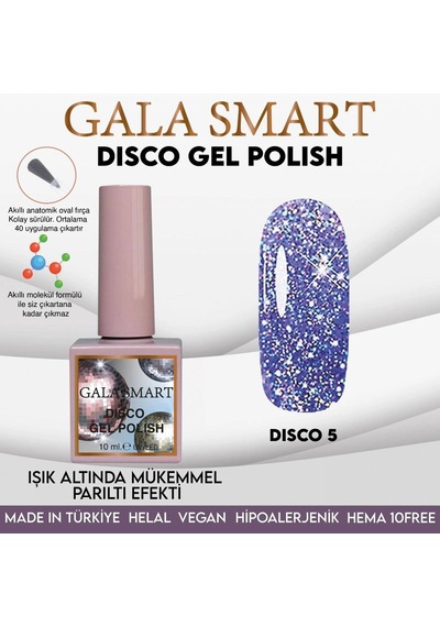 Gala Smart Disco Kalıcı Oje 10 Ml No:05
