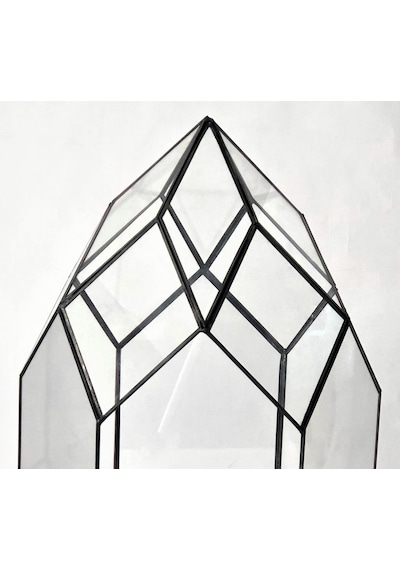 Dekoratif Cam Fanus - Geometrik Cam Fanus - Teraryum Cam Fanus (479518841)