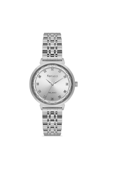Ferrucci Fc01126m.03 Gümüş Renk 33 Mm Kadın Kol Saati Gri