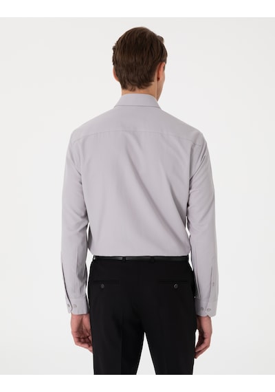 Pierre Cardin Erkek Gri Gömlek Desenli 50307108-vr024 Gri