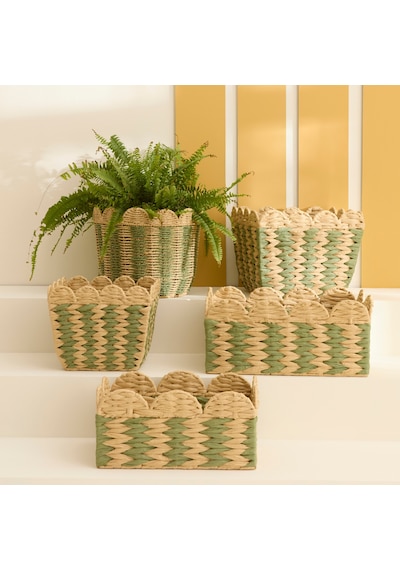 Karaca Home Nelia Dekoratif Sepet Saksı 30x25 Cm