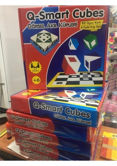 Elif Iş Eğitim Q Smart Renkli Küpler, Q-Bitz, Sihirli Küpler, Qbitz, Qbig, Zeka