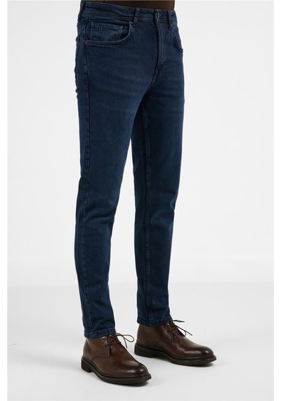 İmza Lacivert 5 Cep Slim Fit Denim Pantolon 1023255169 Lacivert