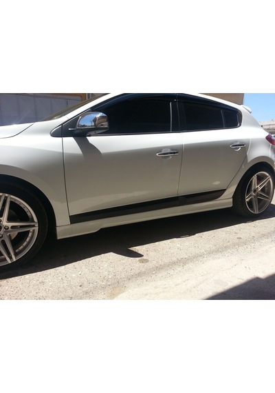 Renault Megane Uyumlu 3 Marşpiyel 2 Parça Fiber 2008 Ve Sonrası
