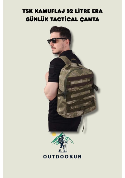 Outdoorun Tsk Kamuflaj 32 Litre Günlük Tactical Çanta Kamuflaj