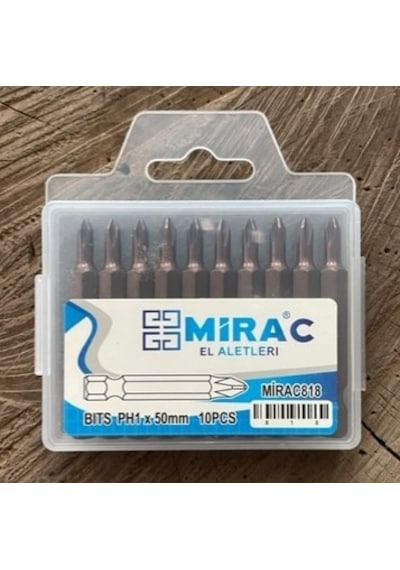 Mrc Ph1 İnce Bits Uç Mıknatıslı İnce Yıldız Uç Ph1 Vida Sıkma Ucu 50mm 10adet