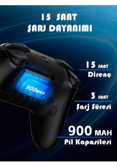 S-80 Rgb Kablosuz Joystick Wireless Oyun Kolu Pc/switch/oled İçin