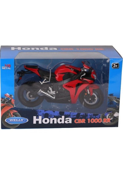 Mey İthalat 62804 1 10 Motorcyle Honda 2009cb Kırmızı