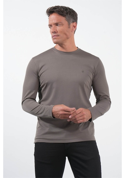 İmza Örme Standart Fit Haki Erkek Sweatshirt 1013260150