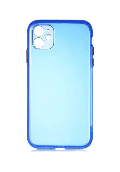 Apple Uyumlu iPhone 11 Pro Max Kılıf Zore Bistro Kapak Mavi