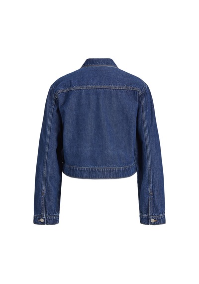 Jack & Jones Kadin Gömlek Yaka Denim Ceket - Norma - 12300675 Blue Denim