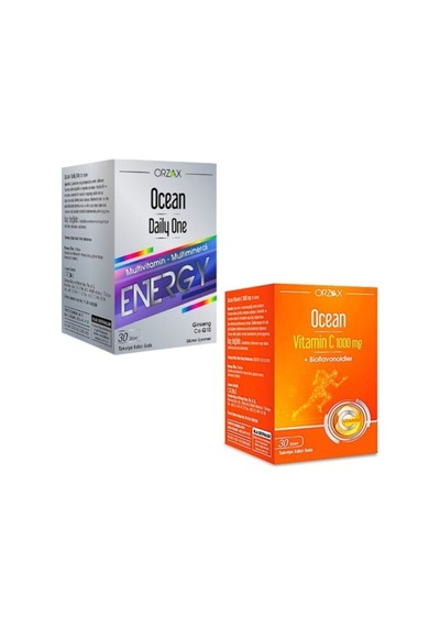 Daily One Multivitamin Energy Ve Ocean Vitamin C Seti