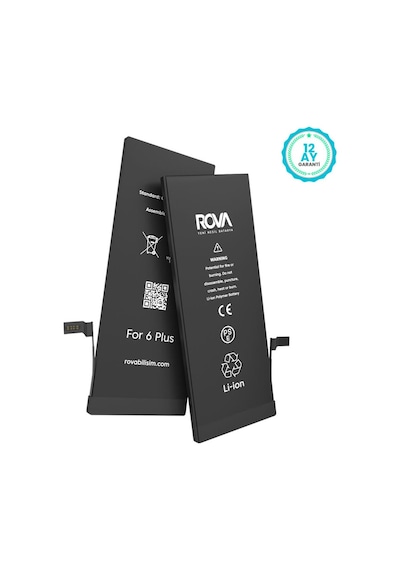 Rova Apple Uyumlu iPhone 6 Plus Yüksek Kapasiteli Batarya Pil 3810 Mah