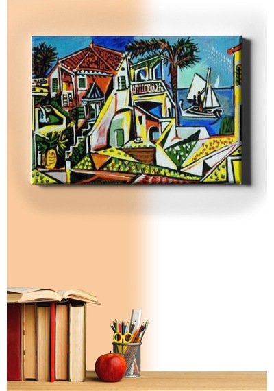 Webstyle Sayılarla Boyama Seti Kasnaklı Kitaptaki Ev 60 X 75 Cm