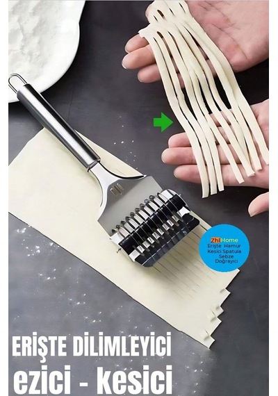 Zhlhome Fissaggi Erişte Hamur Kesici Spatula Sebze Doğrayıcı