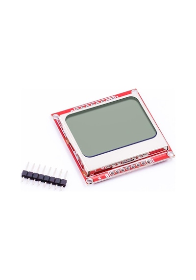 Nokia 5110 84×48 LCD Display Kırmızı Modül