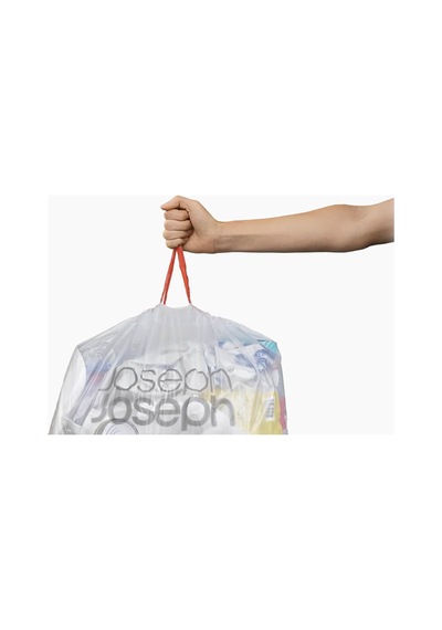 Joseph Joseph 30118 Iw6 30 Litre Çöp Torbası 40'li Paket Şeffaf, Şeffaf