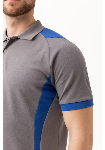 Flora Polo Yaka T-shirt - Nefes Alabilir, Şık Ve Rahat, Outdoor Ve İş Kullanımı Gri-saxmavi