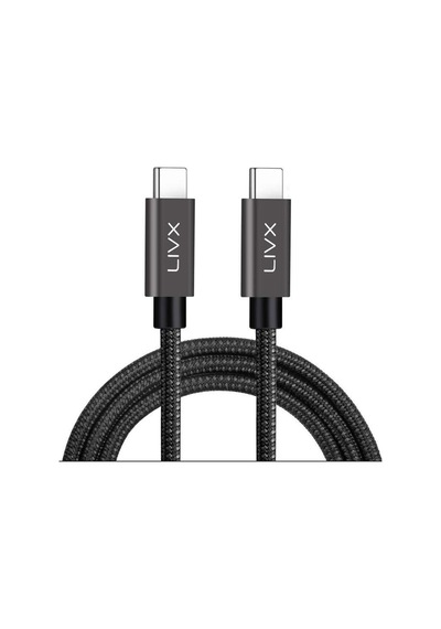 Livx Force 100w Type-c To Type-c Usb 3.1 Gen2 10 Gbps 4k 60hz Hızlı Şarj Data Ve Görüntü Aktarım Kablosu Örgülü Gn 3 Metre Sku: Zeus8690010065261