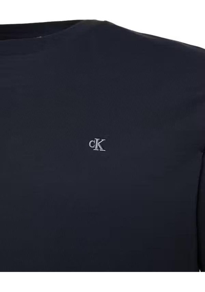 Ss Smooth Cttn Solıd Crewnk Tee-8795 Mavi