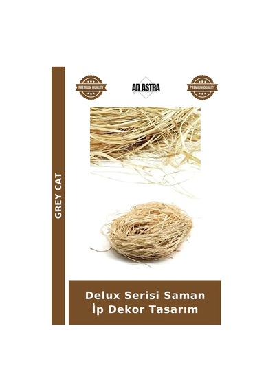 Delux Serisi Saman İp Dekor Tasarım