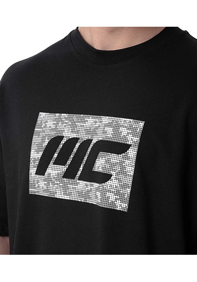 Musclecloth Tactical Heavyweight Oversize T-shirt Siyah Siyah