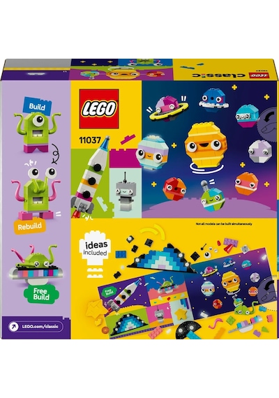 LEGO® Classic Yaratıcı Uzay Gezegenleri 11037 5+ Yaratıcı Oyuncak Yapım Seti - 450 Parça