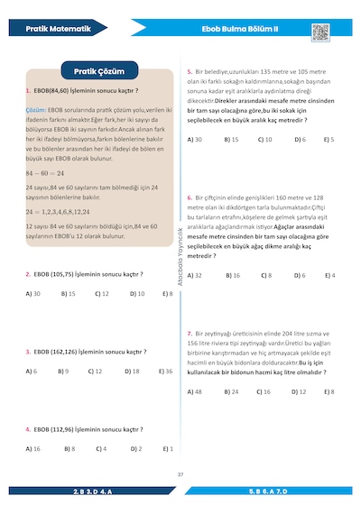 Pratik Matematik 77 Pratik Taktik Tyt-dgs-kpss-ales-ags-lgs Atacbala Yayıncılık