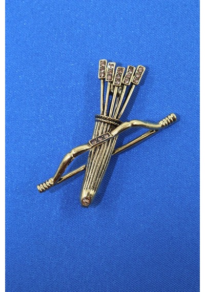 Pusat Broş. Yay Ok Broş. Yaka İğnesi Yay Ok Broş. Erkek Broş. Kadın Broş. Yay Broş. Ok Broş. Gold