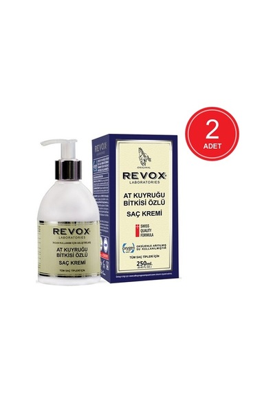Revox At Kuyruğu Bitki Özlü Saç Bakım Kremi 2 x 250 ML