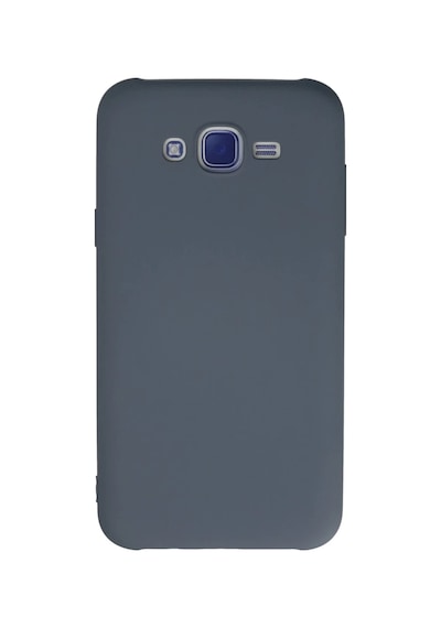 Samsung Uyumlu Galaxy J7 Uyumlu Kılıf Nano İçi Kadife Silikon - Gri