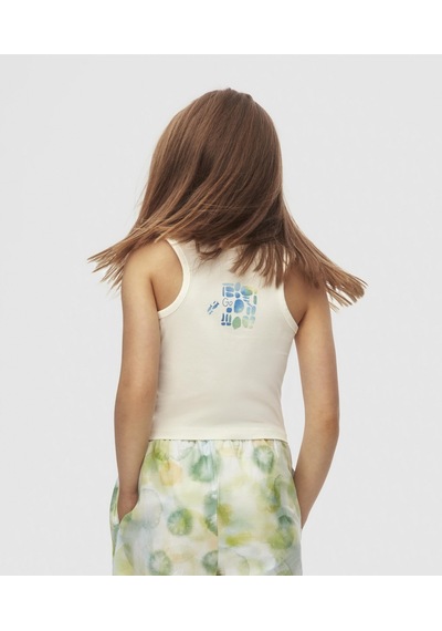 Xo Kids Kız Çocuk Atlet 4-8 Yaş 38524 Ekru