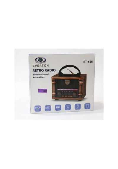 Everton Rt-628 Retro Vibes Bluetooth Fm-usb-tf-aux Şarjlı Nostaljik Radyo Led