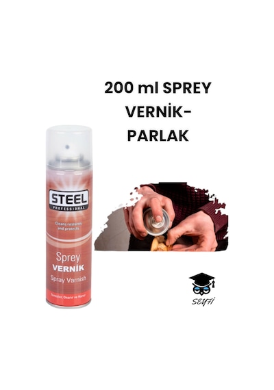 200 Ml Sprey Vernik Parlak