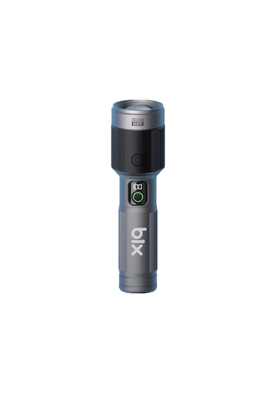 Bix Bx5101fl 60w Led 2300 Lümen Şarjlı Uzun Menzilli El Feneri Gri