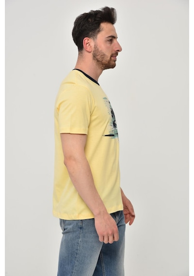 AR-MA Arma Erkek Bisiklet Yaka Tişört Y22344402701 001