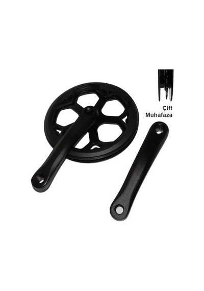 Aluminyum Aynakol Tekli 48t 170mm Çift Korumalı Vitesli Uyumlu