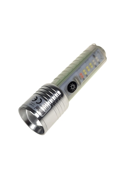 Panther 1000 Lümen Usb Şarjlı Led El Feneri Pt-8430 Siyah