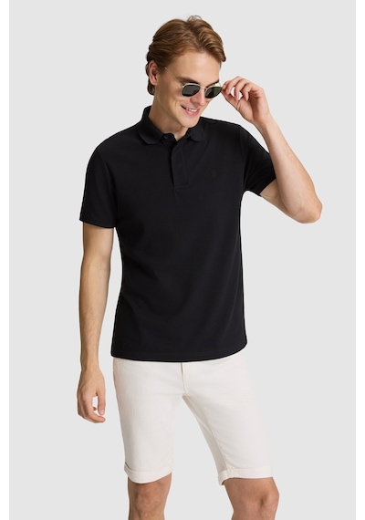 U.S. Polo Assn. U.s. Polo Assn. Erkek Siyah Tişört Basic 50327003-vr046