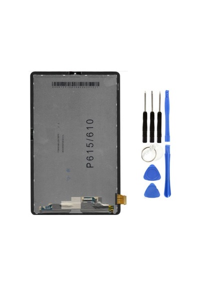 Samsung Galaxy Tab S6 Lite Sm-p610 Uyumlu Servis Dokunmatik Set Siyah + Tamir Seti