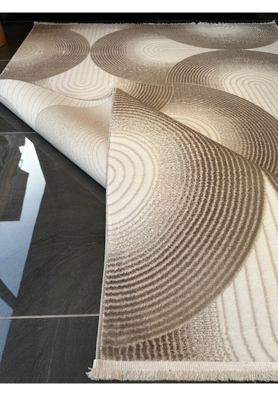 Still Halı Salon, Oturma, Yatak Odası Halısı Desen Kodu 77411-070 Bej