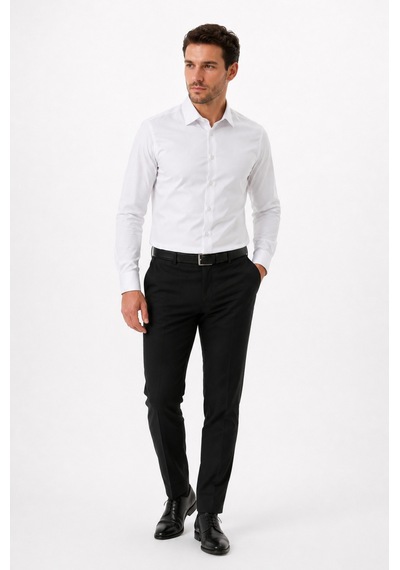 Elitpark Heritage Düz Renk Uzun Kollu Pamuklu Cepli Regular Fit Premium Saten Erkek Gömlek Beyaz Elitpark Heritage Düz Renk Uzun Kollu Pamuklu Cepli Regular Fit Premium Saten Erkek Gömlek Beyaz