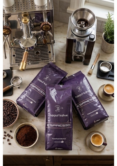 Espresso Kahve Çekirdekleri Premium Roasted 1000g Çekirdek Kahve