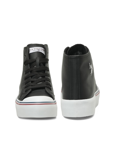 U.s. Polo Assn. Penelope Hıgh P Wt 5pr Siyah Kadın High Sneaker Siyah