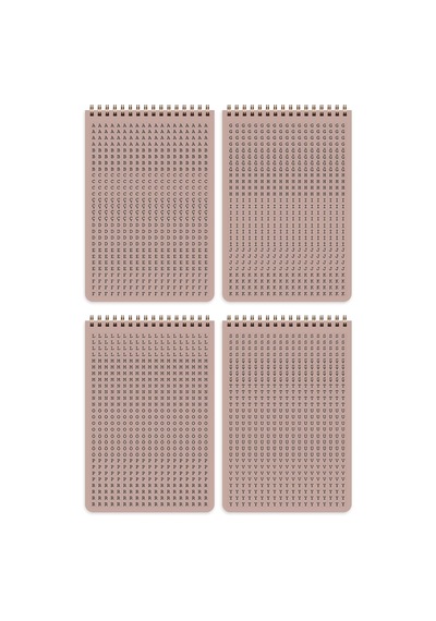 Tr A5 18 Yaprak The Typewriter Sticker Book Alfabe, Rakam Ve Noktalama İşaretleri Seti 1